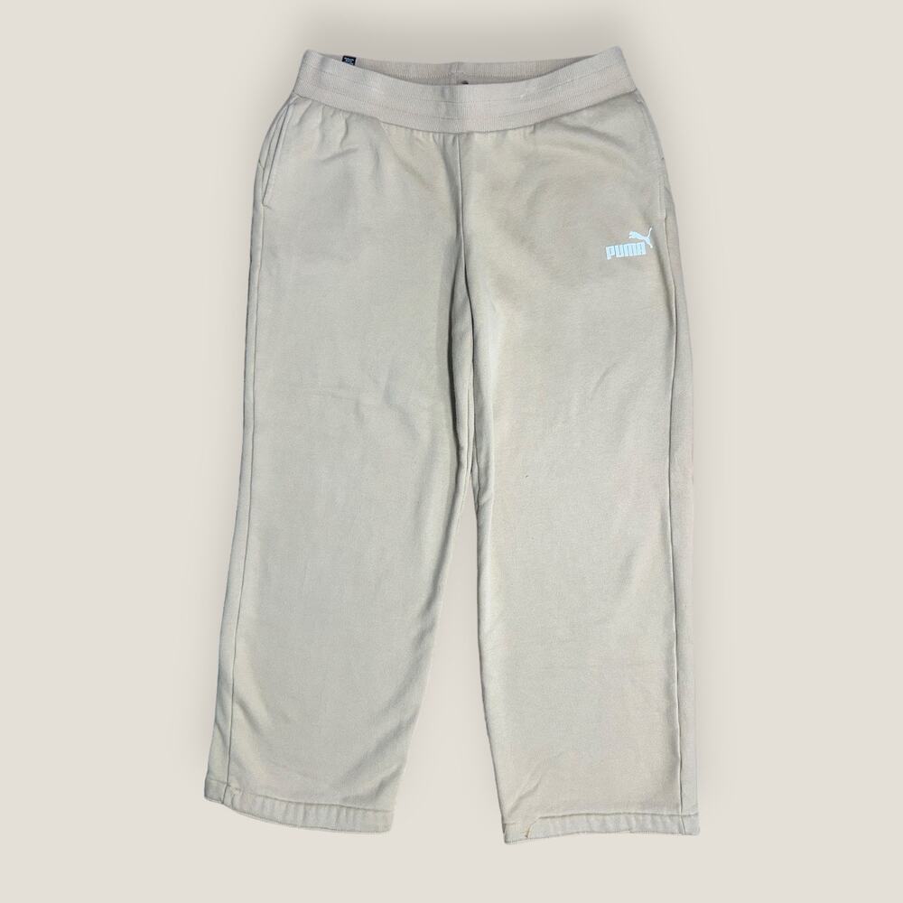 Puma Women’s Beige Fleece Sweatpants Size: Large